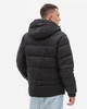 Чоловіча зимова тепла стильна куртка пуховик з капюшоном зимовий Thinsulate BLACK VINYL 23-2251 56 чорний 22515 - зображення 4