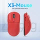 Бездротова ATTACK SHARK X3 Червона Ігрова Мишка PAW3395 для ПК Радіоканал / Bluetooth - зображення 3