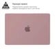 Чехол накладка для MacBook Air 15.3 M5/M4/M3/M2, розовый, Matte Shell, матовый, пластиковый, защитный аксессуар для защиты ноутбука, противоударный, с вентиляцией и доступом к портам, для макбука, ArmorStandart (ARM80473) - изображение 3