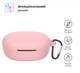 Силіконовий чохол для навушників Xiaomi Redmi Buds 4 Lite, Hang Case, рожевий, ультратонкий захисний кейс товщиною 2 мм, захист від подряпин, пилу та ударів, компактний, з карабіном для кріплення, ArmorStandart (ARM73547) - зображення 2