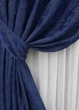 Комплект готовых штор VR-Textil Жаккард Sultan YL № 1483ш Синий 150х270 см 2 шт (33-0352) - изображение 5