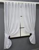 Комплект коротких штор VR-Textil l Атлас № 805ш монорей 130х170 см 2 шт Белый (35-0186) - изображение 2