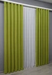 Комплект готових штор VR-Textil Мікровелюр Petek № 1500ш Салатовий 150х270 см 2 шт (33-1043) - зображення 4