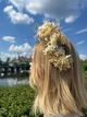 Венок из сухоцветов на голову «Кружево» к фестивалю «Вырий» 22*22*7 см - изображение 3