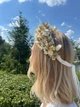 Венок из сухоцветов на голову «Естественная нежность» к фестивалю «Вырий» 22*22*7 см - изображение 3