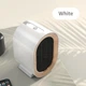 Керамический обогреватель настольный энергосберегающий AIR HEATER 1200W мини LED DL белый MX-00008902W - изображение 3