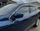 Ветровики с хромированным молдингом (4 шт., Sunplex Chrome) для Renault Kadjar 2015-2022 гг - изображение 2