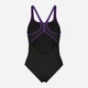 Купальник слитный женский Arena Pro_File Swimsuit Solid 008055-590 36 Черный (3468337414377) - изображение 2