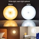 Портативный LED светильник | Micro USB, круглый 85mm, 8LEDs, Теплый свет, магнит | 2 режима| Датчик движения и освещения, White - изображение 10