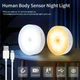Портативный LED светильник | Micro USB, круглый 85mm, 8LEDs, Теплый свет, магнит | 2 режима| Датчик движения и освещения, White - изображение 11