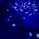Светодиодная гирлянда-нить черная проволока 500 LED Xmas рубин 17 м 8 режимов синий - изображение 3