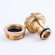 Адаптер латунний 1/2" (3/4") для поливу LOSSO MY-104, перехідник для шланга - зображення 3