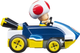 Samochód zdalnie sterowany Carrera Mario Kart Mini RC Toad (9003150123637) - obraz 3