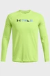 Чоловічий салатовий лонгслів UA TRAIL RUN GRAPHIC LS Under Armour MD 1386707-304 - зображення 3