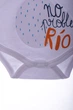 Боди для мальчика с длинным рукавом "Rio" белое хлопок MiniPapi 62 см (41553) - изображение 3