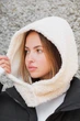 Тепла Шапка Капюшон Капор Теді На Флісі Without Bonnet White Woman 453193838 - изображение 2
