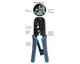 Кримпер для обжимки сквозных коннекторів RJ45 Jonard UC-4569 - изображение 10