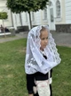 Палантин хомут для дівчинки в храм 50 см білий - зображення 2