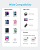 Кабель 322 USB-C to Lightning - 1.8m Nylon Black Anker (teh0022035) - зображення 5
