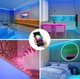 Світлодіодна стрічка RGB Smart LED розумна LED стрічка з пультом дистанційного керування та Bluetooth управління з телефону Самоклеюча гнучка світлодіодна стрічка 1м - зображення 4