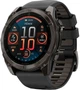 Smartwatch Garmin fenix 8 51mm AMOLED Sapphire Carbon Grey DLC with Black and Pebble Grey Silicone Band (010-02905-21) - obraz 1