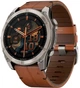 Смарт-часы Garmin fenix 8 51mm AMOLED Sapphire Titanium with Chestnut Leather Band (010-02905-40) - изображение 1