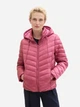 Куртка демисезонная короткая с капюшоном женская Tom Tailor 1041489-16348 L Розовая (4067672733748) - изображение 4