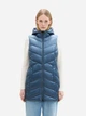 Теплый жилет удлиненный женский Tom Tailor 1041490-26779 XS Синий (4067672781329) - изображение 1