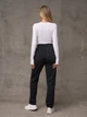 Спортивные штаны на флисе женские ISSA PLUS 14906 M Темно-серые (issa2007682647767) - изображение 5