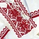 Крестильный набор для мальчика Family Tradition интерлок сатин с вышивкой белый Украинские узоры - изображение 7
