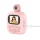 Детский фотоаппарат моментальной печати фотографий M4 Kids Print Camera Розовый - изображение 2