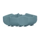 Миска для медленного кормления WAUDOG Silicone, серая, 750 мл - изображение 3