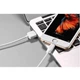 Кабель Hoxo X1 Rapid для iPhone 5 6 7 8 X 11 12 - 3 метра - белый - изображение 4