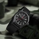 Годинник чоловічий Cheetah Command Black кварцовий тактичний з мінеральним склом 40 мм наручний годинник - зображення 4