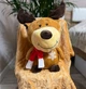 Плед Игрушка, подушка, 3 в 1 Олень коричневый 70*40 см LM, мягкая игрушка с детским пледом-покрывало внутри - изображение 1