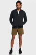 Чоловіча чорна кофта UA Meridian Bomber Under Armour SM 1386976-001 - зображення 2