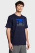 Чоловіча темно-синя футболка UA M BOXED SPORTS UPDATED SS Under Armour MD 1386793-410 - изображение 1