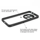 Чохол-накладка TPU Go Boy Case для Realme 12 Plus / 12 4G прозрачно-чорний - зображення 4