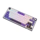 Клавиатура ROYAL KLUDGE R75 Бело-Фиолетовая Проводная Механическая, RGB Подсветка, С Поддержкой HOT-SWAP. Silver Switch - изображение 3