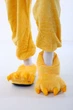 Тапочки Кігурумі Лапи Кігті My Kigu Домашні Жовтий Дитячі для дівчинки М'які Плюшеві 25-33 (G304375) - зображення 1