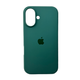 Защитный чехол-накладка Silicone Full Case AA Open Cam для Apple iPhone 16 Pine Green (FullOpeAAi16-46) - изображение 1