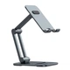 Настільний тримач підставка для телефону Baseus Desktop Biaxial Foldable Metal Stand for Phones Grey (LUSZ000013) - зображення 2
