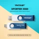 Флешка USB 3.2 Gen 1 Patriot Xporter 64 ГБ, двойной интерфейс, поворотный корпус, бело-синий - изображение 5