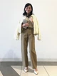 Куртка демисезонная короткая женская Uniqlo 743481950 L Молочная (1159814834) - изображение 8