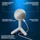 Мікрофон Logitech G Yeti Orb Condenser RGB Lightsync White (988-000558) - зображення 5
