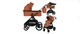 Универсальная коляска 2 в 1 Lionelo MIKA PLUS 2IN1 BROWN RUST - изображение 3