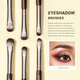 Zestaw pędzli do makijażu oczu Jessup Shimmer Brow T499 15 szt (6976074374993) - obraz 4