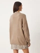 Свитер вязаный зимний оверсайз женский Happiness FN03336 Standard Mink (8684347211064) - изображение 2