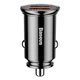 Автомобильное зарядное устройство Baseus Circular Plastic А+А 30 W Black (CCALL-YD01) - изображение 1