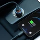 Автомобільний зарядний пристрій з швидкою зарядкою BASEUS |USB/Type-C, 60W| Темно сірий (CGJM000113) - зображення 5